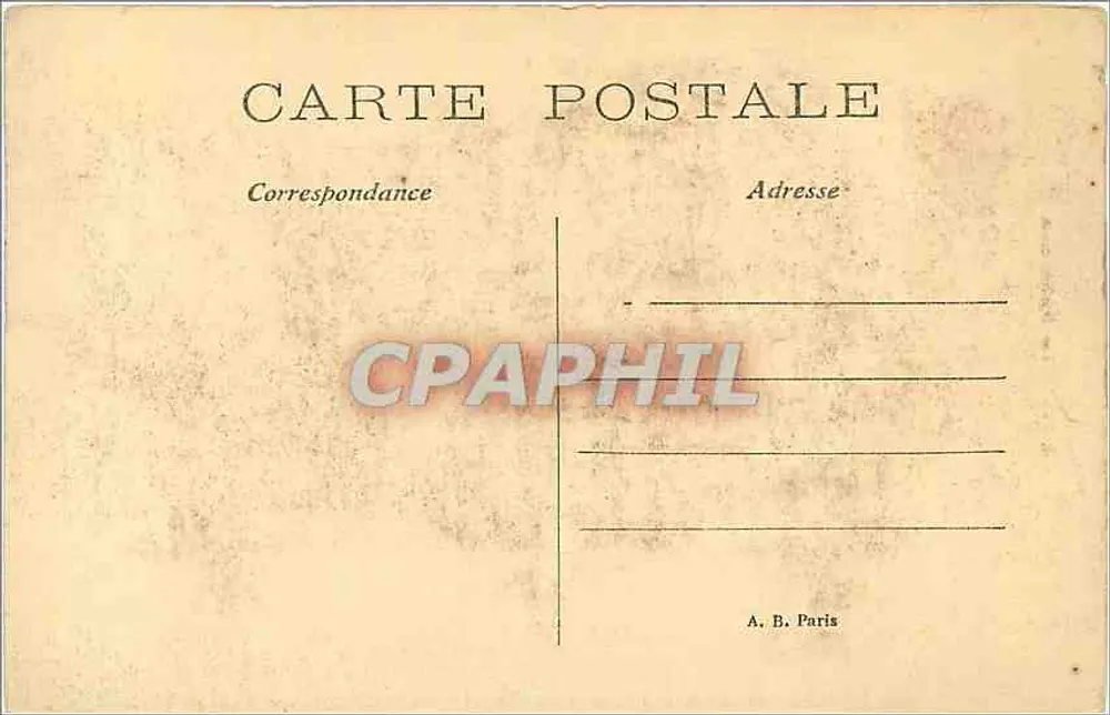 Paris — O Panteão — Editor A. B. Paris - Verso