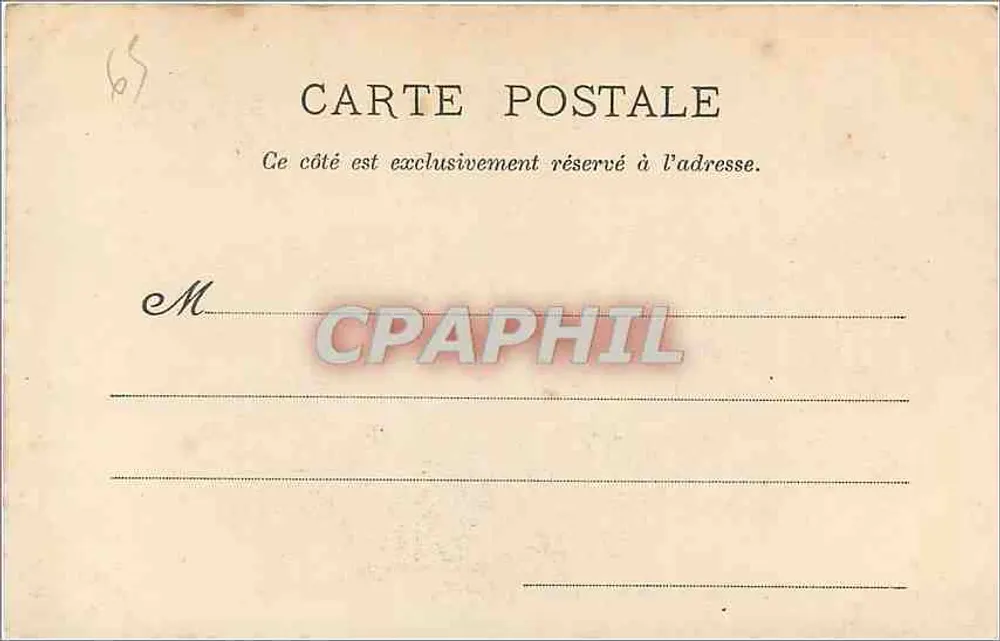 Cauterets — Vista geral — Léger-Martin, editor, Lourdes, n°17 - Verso