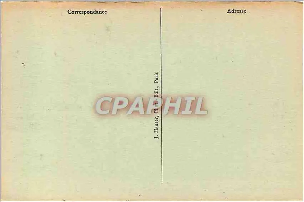 Paris - Panorama em direção à Notre-Dame - J. H. - Verso