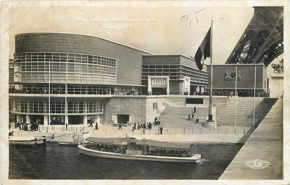 Wystawa Międzynarodowa w Paryżu 1937 — Północ belgijski — Wydawca CH - Awers