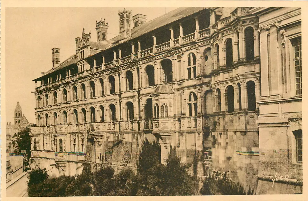 Château de Blois — Fassade François Ier — Les Éditions d'Art Wydler, Paris - Vorderseite