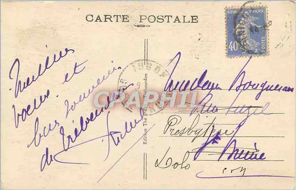 Trébeurden (C.-du-N.) — Die Hotels und Villen von Trozoul — Edition Théophile Beurden - Rückseite