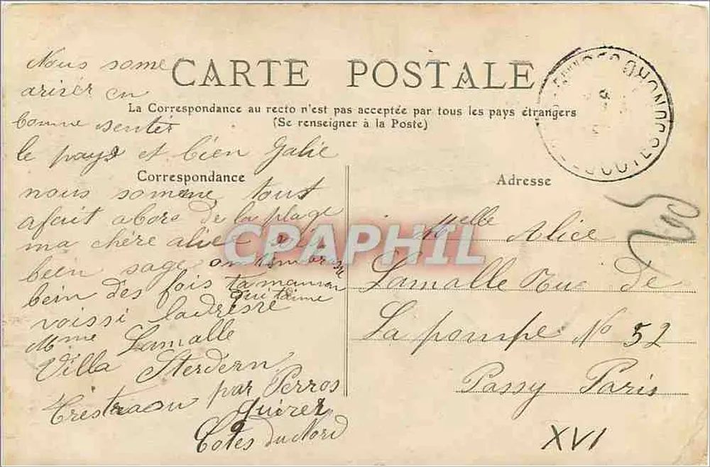 Perros-Guirec - A Igreja — Toda a Bretanha, n°509 - Verso
