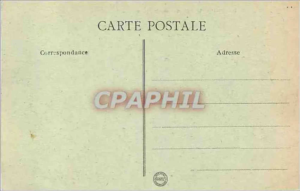 NANTES - O Castelo - Cour Intérieure — Héliotypie Armoriesing, Nantes — n°91 - Verso