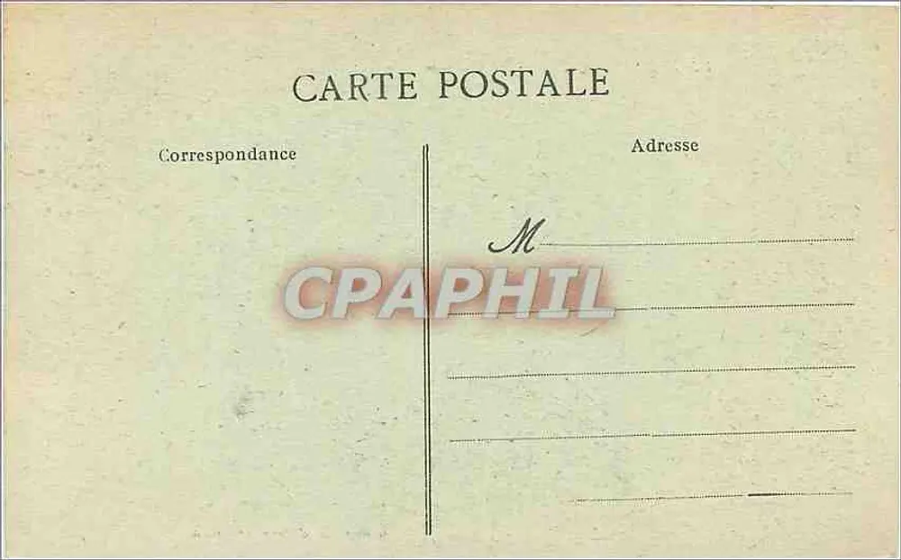Le Haras-du-Pin - O Castelo — editor: Jeune, Argentan - Verso