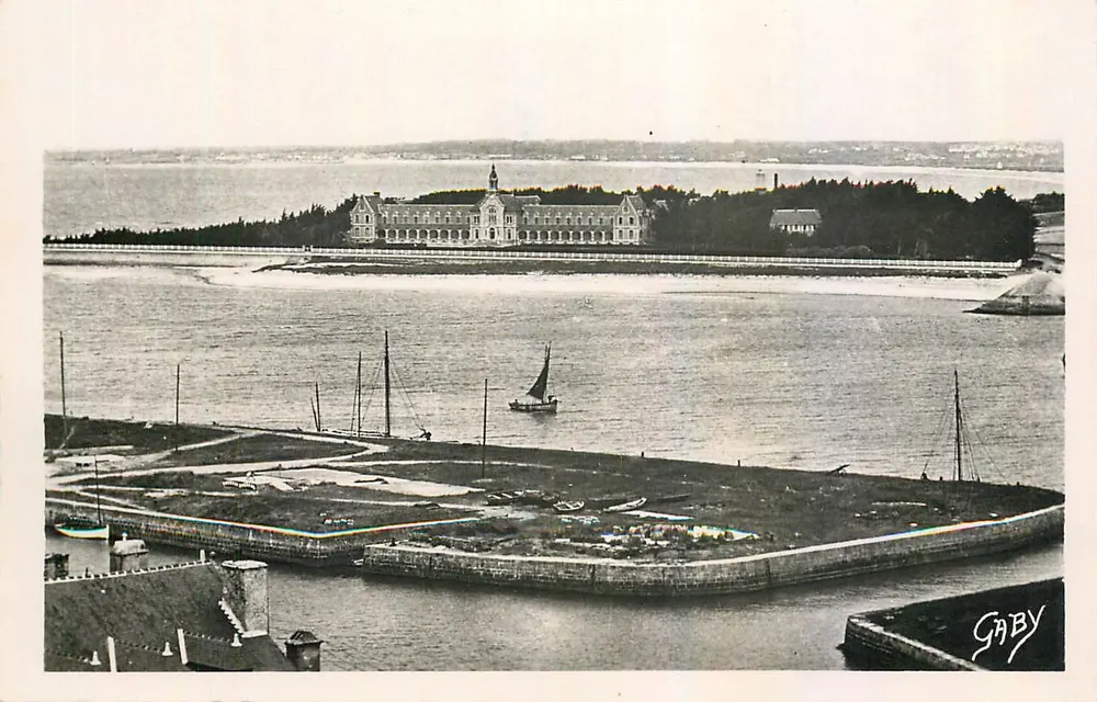 Le Croisic (L.-Inf.) — Vue générale du Sanatorium de Pen-Bron — Éditions Caby - Recto