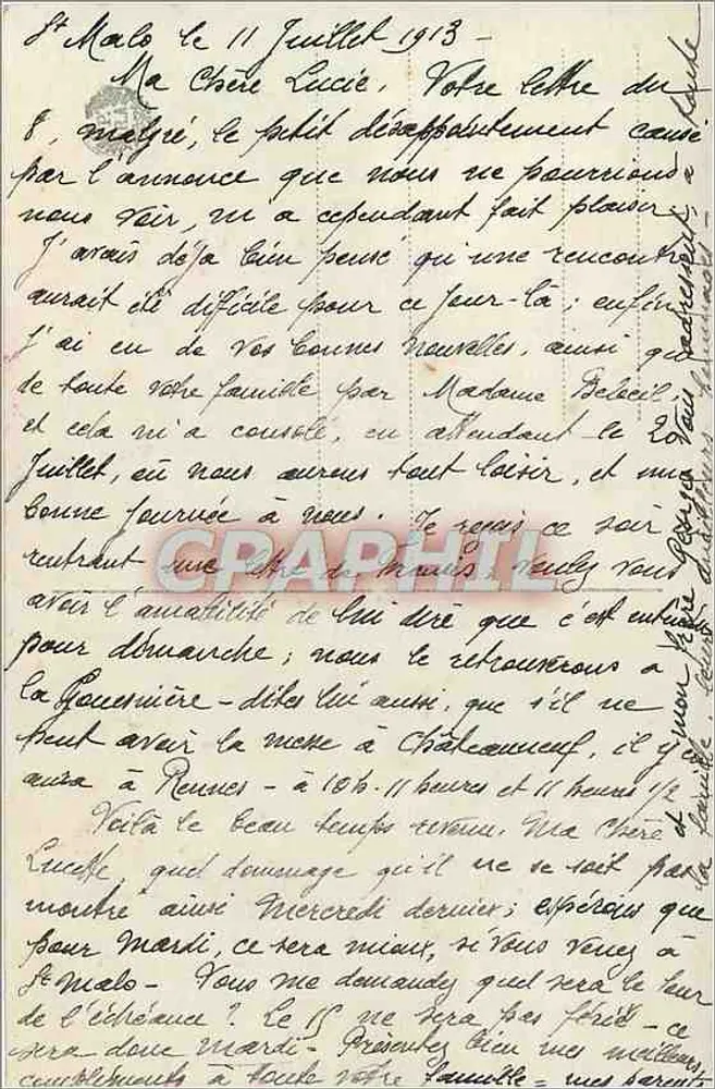 Młoda dziewczyna w kapeluszu z różami — wydawca C.C. n° 3926/2 - Rewers