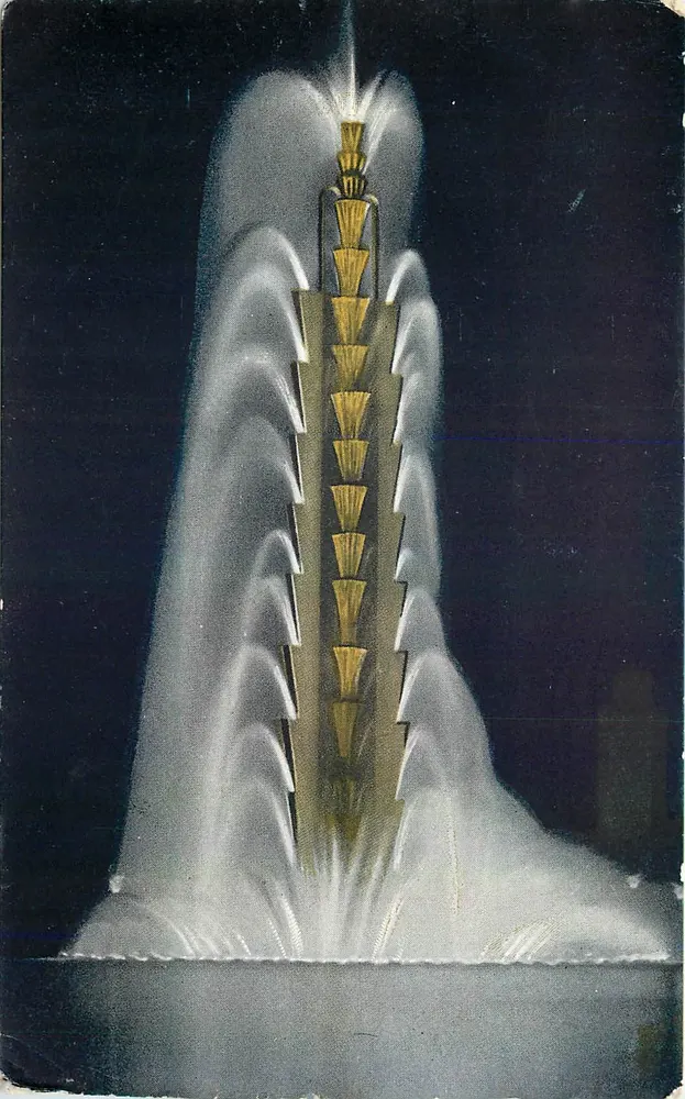 Le Grand Signal — Fontaine lumineuse de 50 m — Granet & Expert, Archs. - Recto