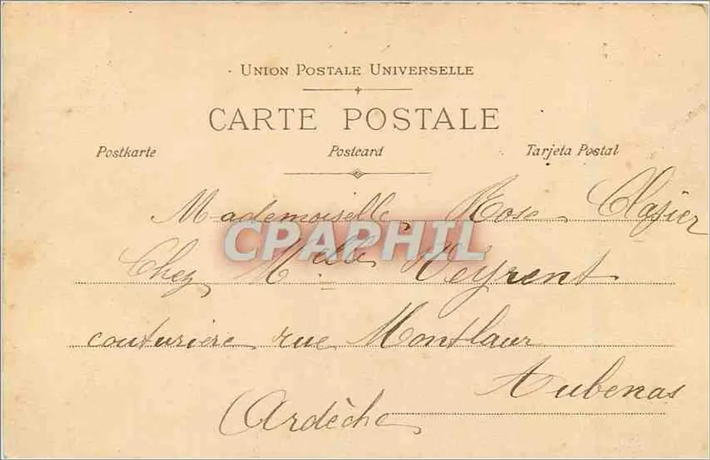 Cena de colheita — Ardenne — editor não visível - Verso