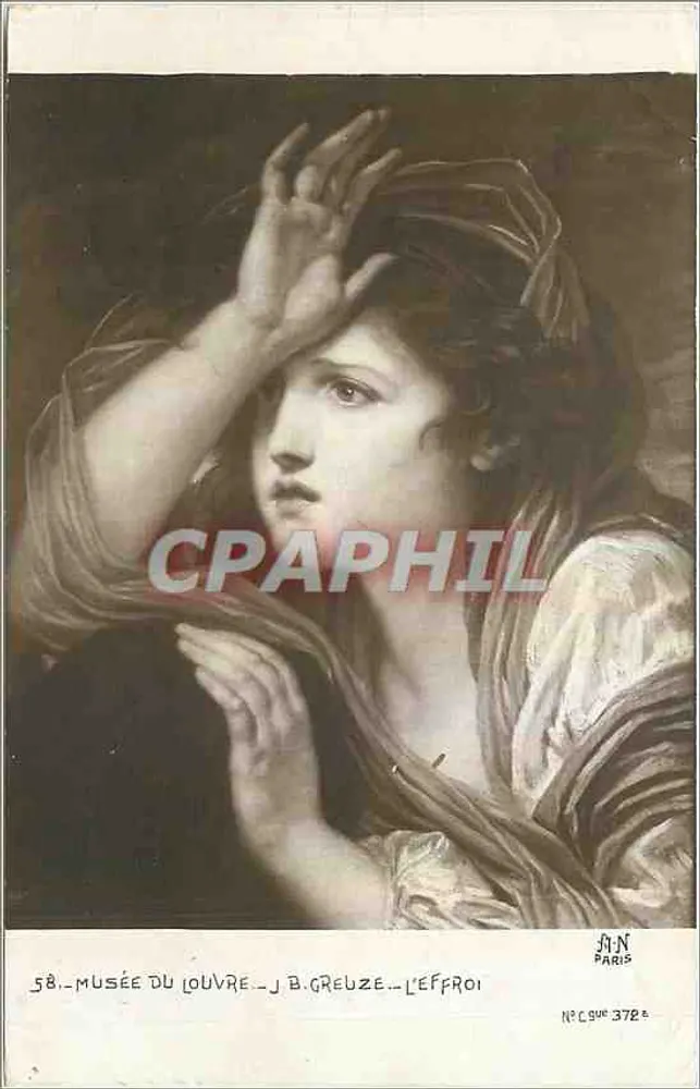 J.B. Greuze - O Terror - Museu do Louvre - Frente