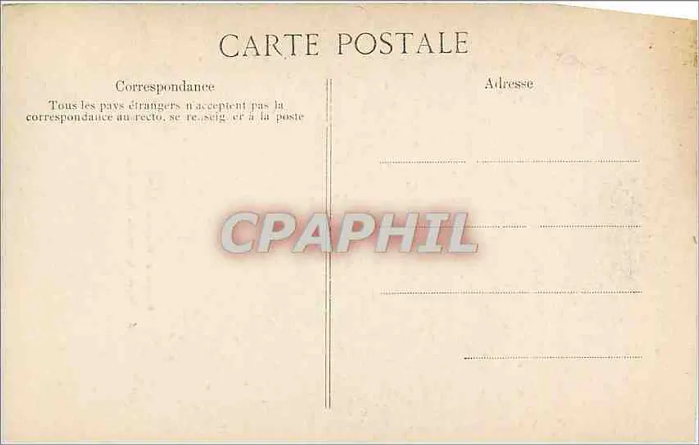 Ansicht von antiken Ruinen — Auszug aus dem Werk von Pinanési — A. Vincent, 4, rue des Beau-Arts, PARIS - Rückseite