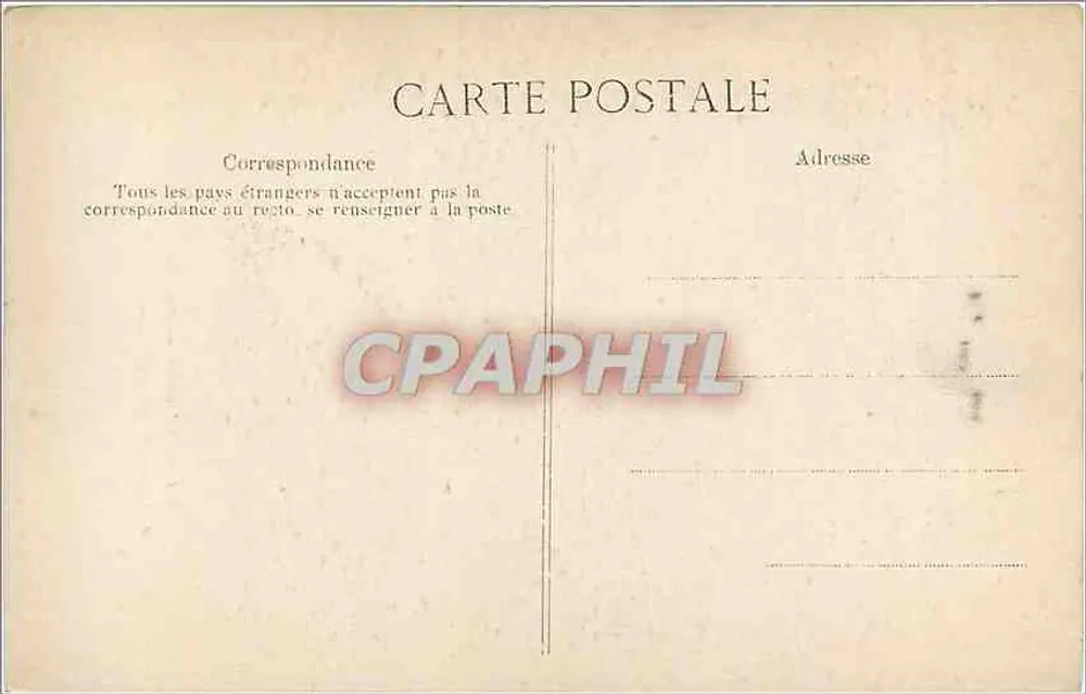 Auszug aus dem Werk von Piranési — Kupferstich — A. Vincent, 4, rue des Beaux-Arts, PARIS - Rückseite