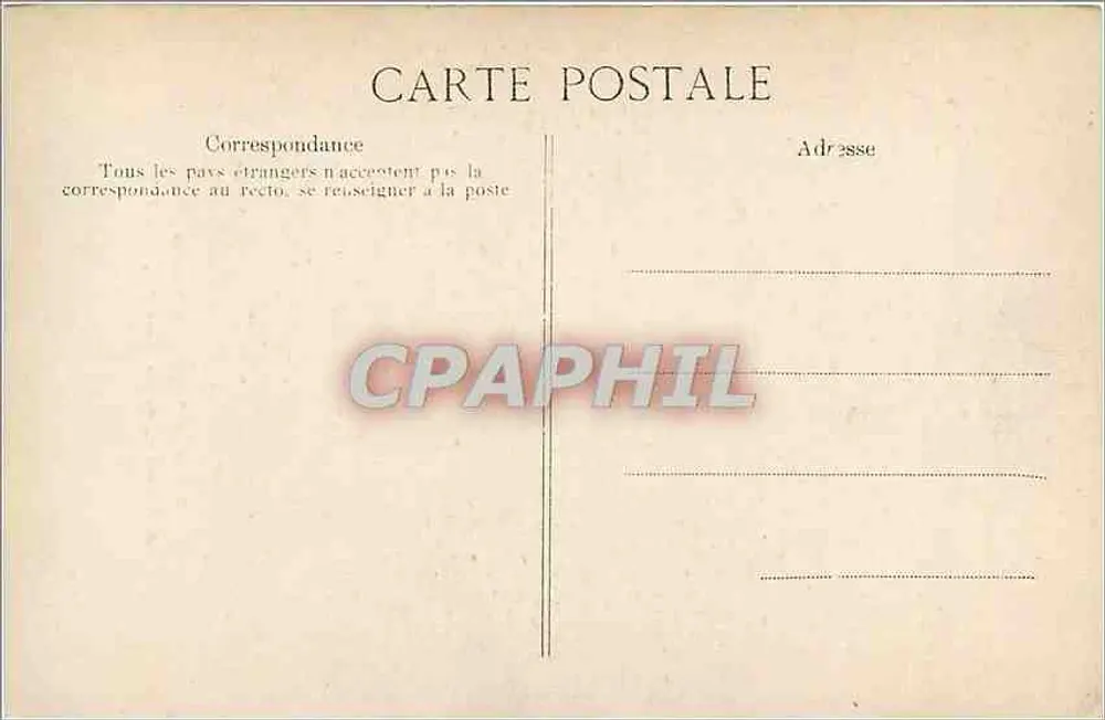 Innenraum eines gewölbten Gebäudes — Auszug aus dem Werk von Pinanési — A. Vincent, 4, rue des Beaux-Arts, PARIS - Rückseite