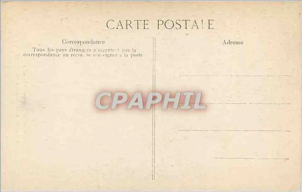 Antike Ruinen — Ausschnitt aus dem Werk von Piranési — A. Vincent, 4, rue des Beaux-Arts, PARIS - Rückseite