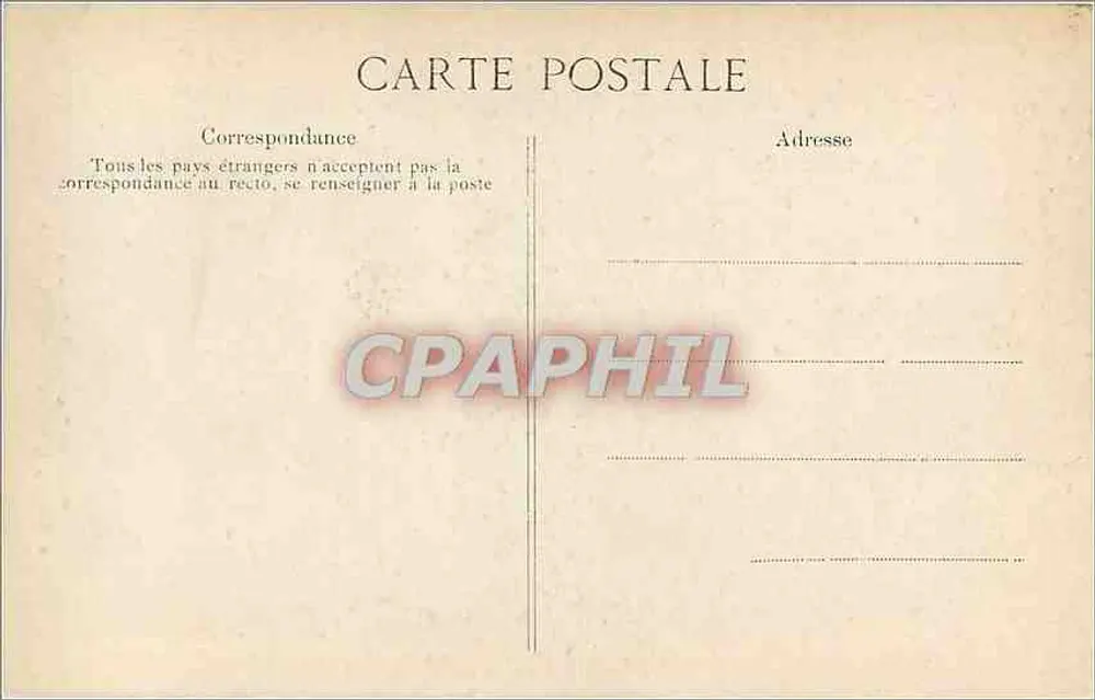 Auszug aus dem Werk von Pinaxé — Grabmal für Caecilia Metella — A. Vincent, 4, rue des Beaux-Arts, PARIS - Rückseite