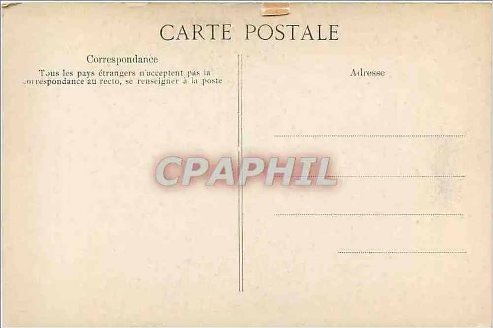 Innenraum eines architektonischen Gebäudes — Ausschnitt aus der Arbeit von Piranési — A. Vincent, 4, rue des Beaux-Arts, PARIS - Rückseite