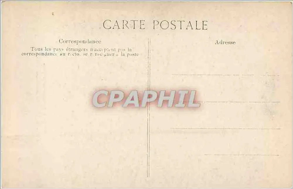 Innenraum eines Bildhauerateliers — Ausschnitt aus dem Werk von Piranès — A. Vinvent, 4, rue des Beaux-Arts, PARIS - Rückseite