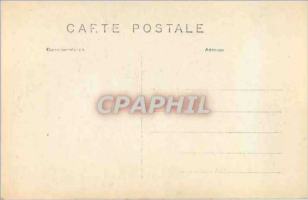 Cartão postal decorativo — A. Vincent, 4 Rue des Beaux-Arts — Paris - Verso
