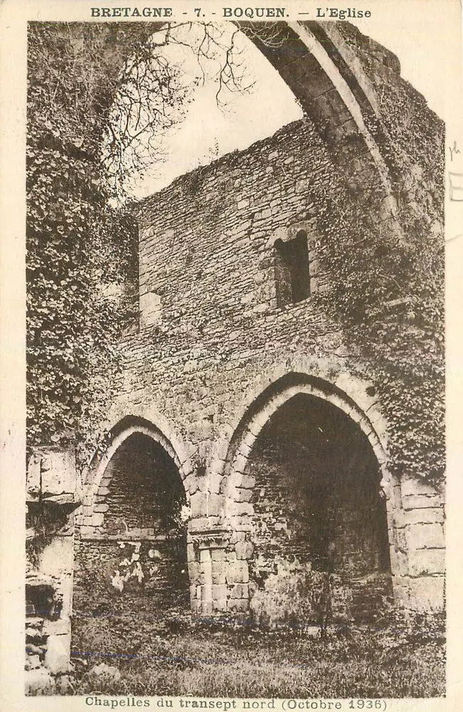 Boquen - Die Kirche - Kapellen des nördlichen Querbaus — Éditions d'Art Brameley, Nr. 7 - Vorderseite