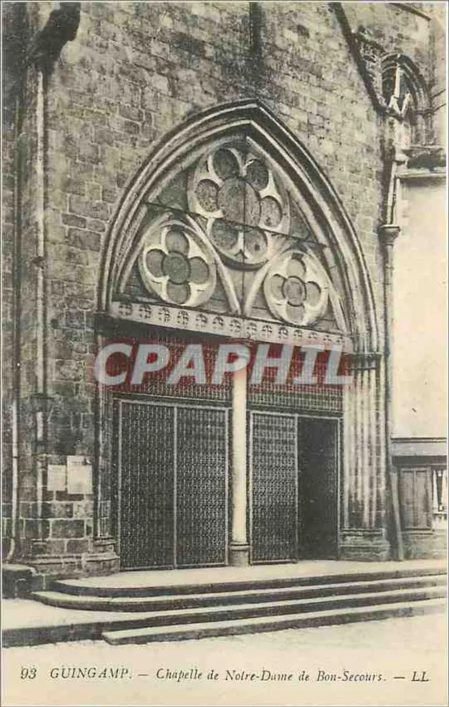 Guingamp — Capela de Nossa Senhora do Bom Socorro — LL - Frente