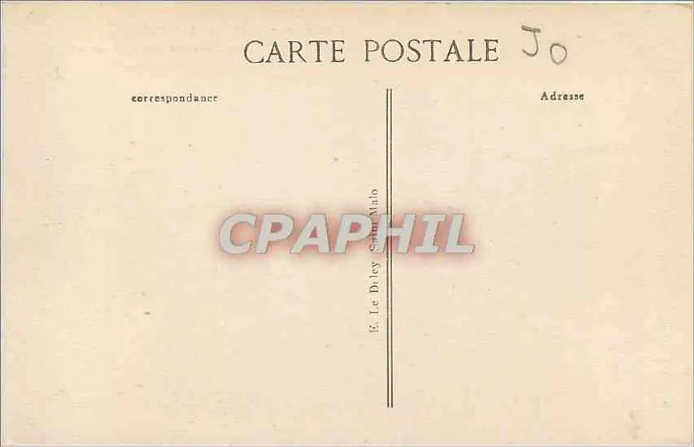Côte d'Emeraude — Allgemeine Ansicht der geschnitzten Felsen — Rotheneuf, n°23 - Rückseite
