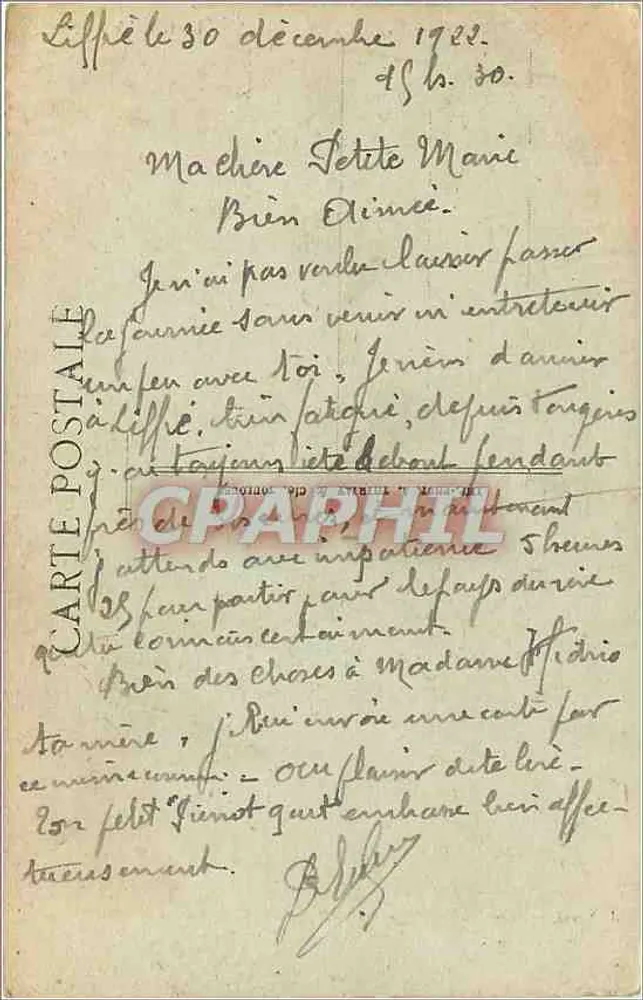 Liffre (Ille-et-Vilaine) — O Calvaire — editor J. L. (nº 26) - Verso