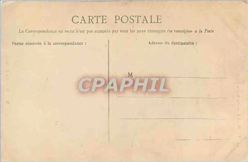 Le Mans — Le Vieux Mans — La Bourse du Travail — Salle des Dépêches - Verso