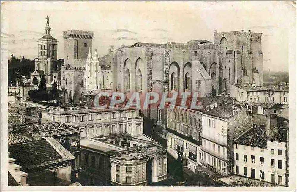 Avignon (Vaucluse) — Palazzo dei Papi — Les Éditions d'Art Vauclos, Parigi - Recto