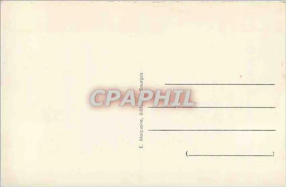 Castelo de Bois-Sir-Amé — Ruínas — lado sul — E. Maquaire, edição Bourges, n°5 - Verso