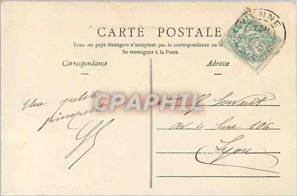 Viena - O Velho Ponte (Século XV) — Edição Blane, Viena, n° 459 - Verso