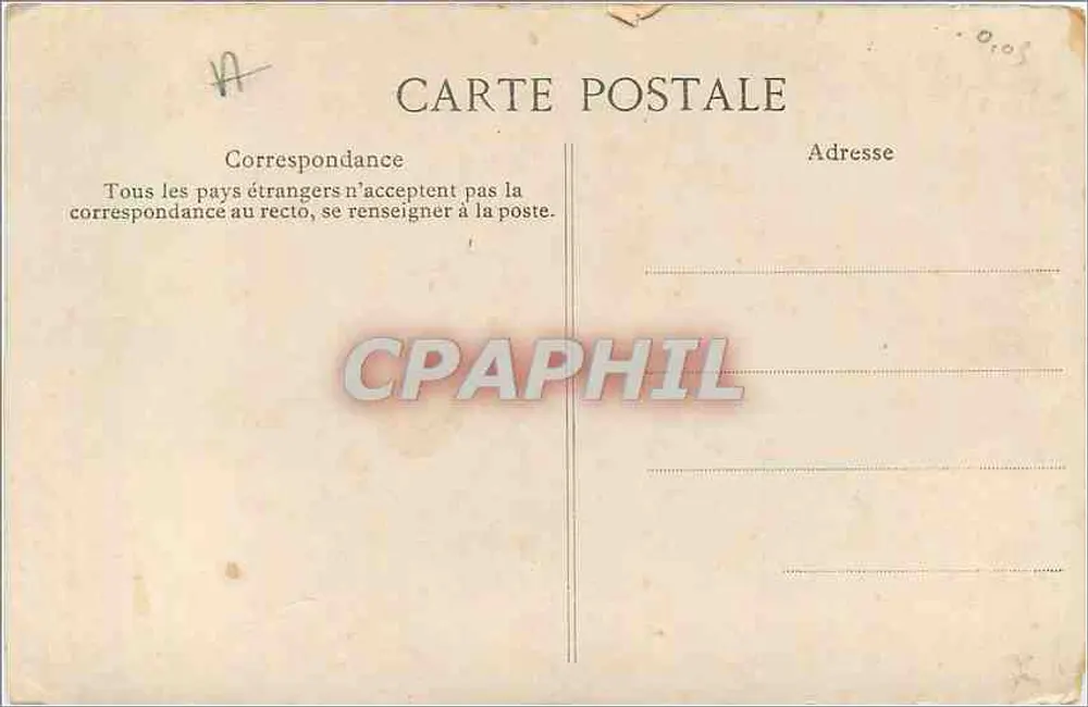Un poisson volant — ballon dirigeable avec enfant — éditeur E. D. P. N° 534 - Verso