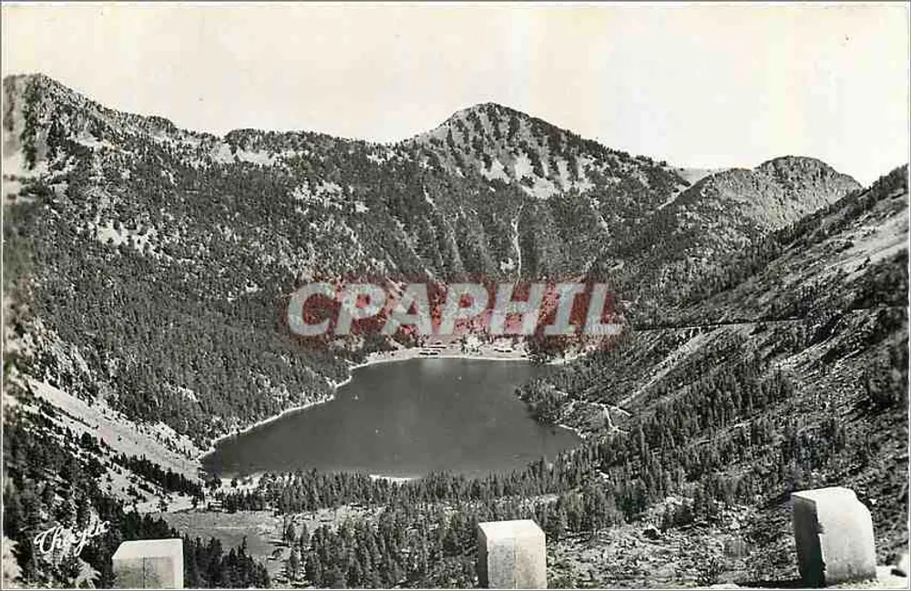 Lago de Orédon — As Pirineus — Edições Modernas Limoges - Frente