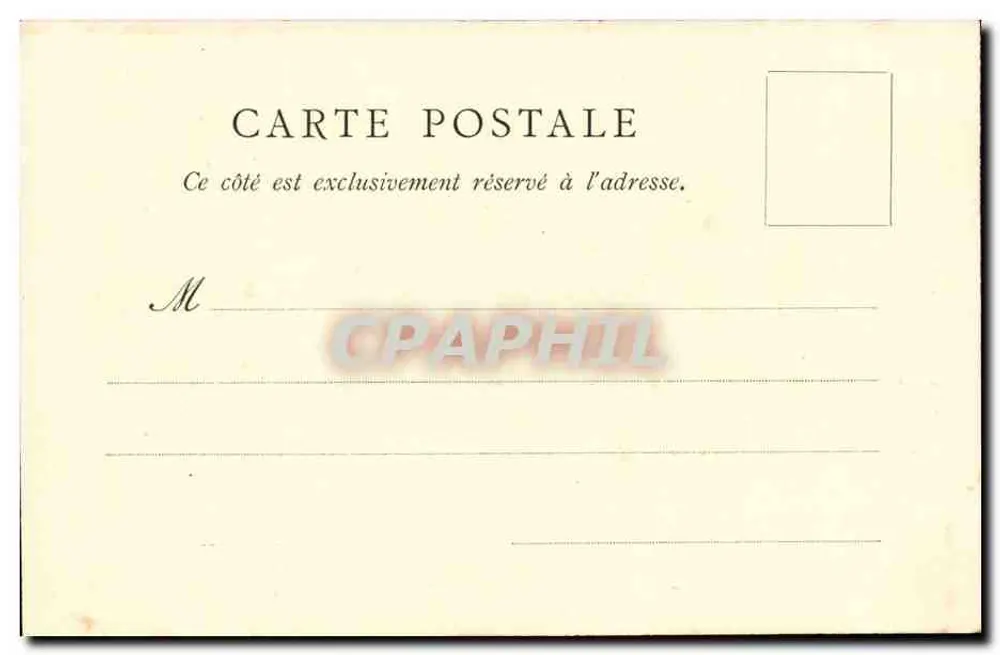 Exposition Universelle 1900 — Le Vieux Paris - Verso