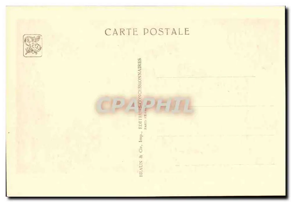 Hauptpalast Italiens — Internationale Kolonialausstellung — Paris 1931 — Brusini Arch. - Rückseite