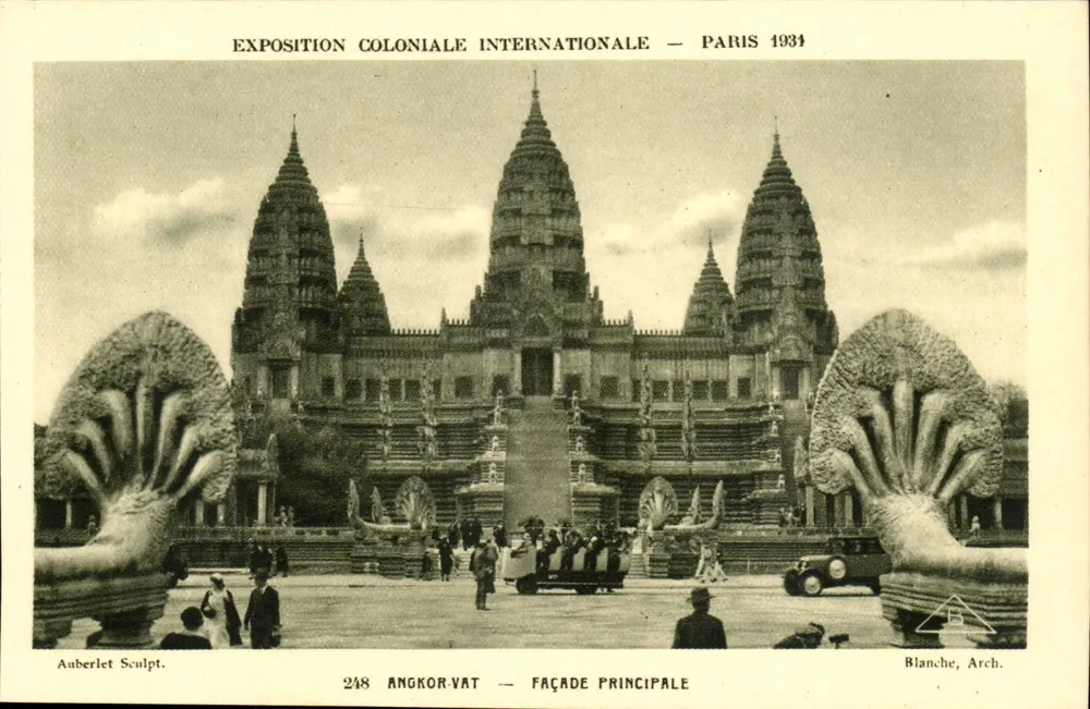 Angkor Wat — Hauptfassade — Internationale Kolonialausstellung — Paris 1934 — Blanche, Arch. — n° 248 - Vorderseite
