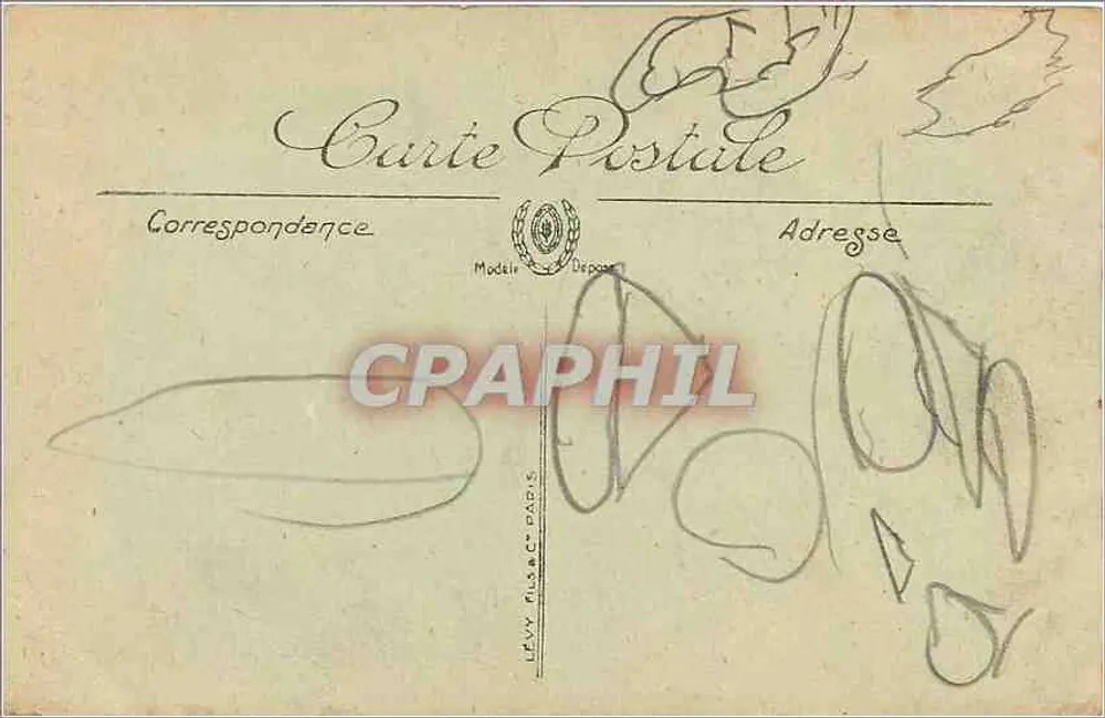 Laval - A Porta Beucheresse — editor LL, n° 35 - Verso