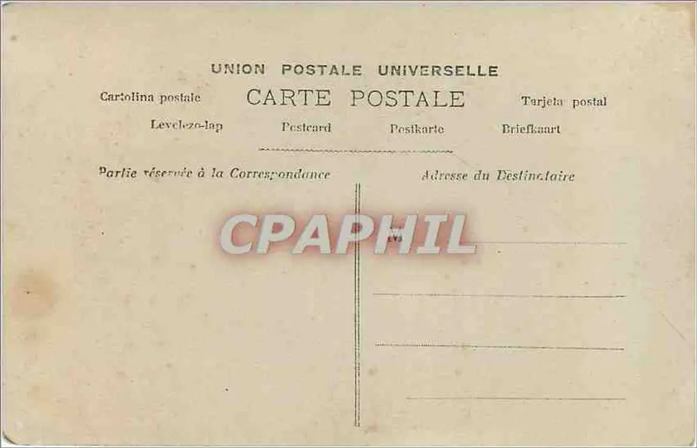 Femme en robe rose parmi les fleurs — Souhaits de Fête ! — Édition Paris, n° 2209 - Verso