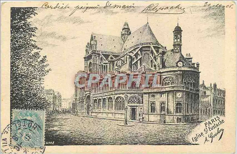 Igreja de São Eustáquio — Paris — A. Goujon - Frente