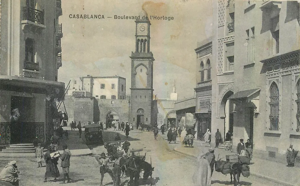 Casablanca — Boulevard de l'Horloge — publisher SOUL-POUR - Front