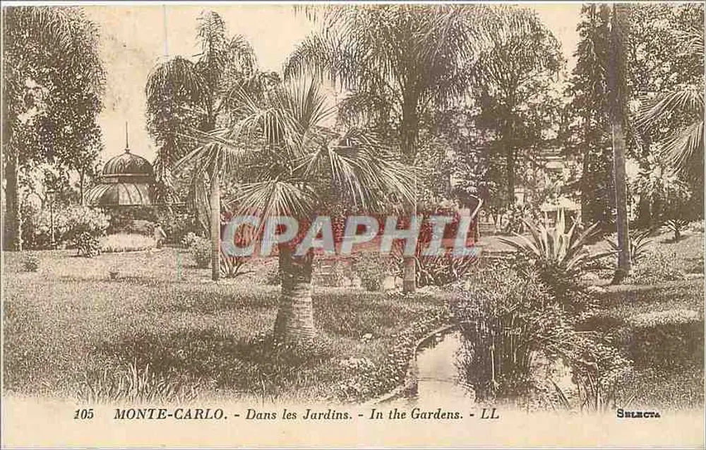 Monte-Carlo — Nos Jardins — Selecta, n°105 - Frente