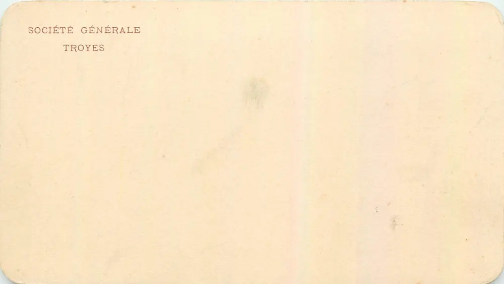 Société Générale — Troyes — editor desconhecido - Frente