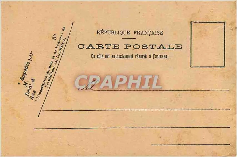 Vier französische Generale — Kommandanten von Armee-Korps — Phototypien von Touzerye Julia, Flaissat, Pirou, Dujol - Rückseite