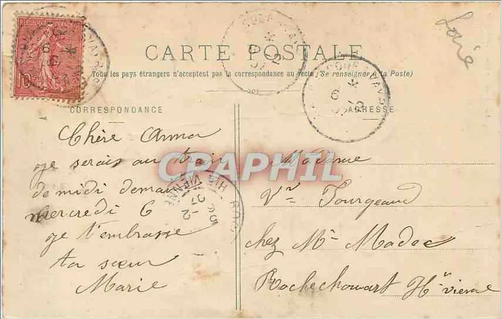 St-ÉTIENNE - Marengo - A Prefeitura - O Treuil — vista aérea — Novas Galerias, St-Étiennne - Verso