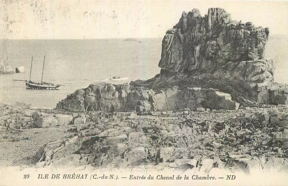 Insel Bréhat (G.-du-N.) — Einfahrt in den Chenal de la Chambre — ND - Vorderseite
