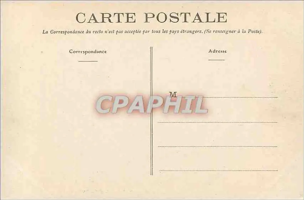 Ile de Bréhat - Vague déferlant sur les Rochers — Renault, édit., Paimpol, cliché Vuilbert - Verso