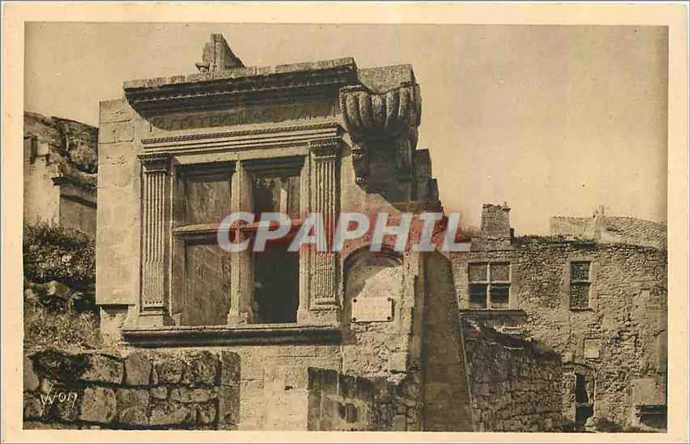 Les Baux (B.-du R.) — Renaissance-Fenster — Ruine eines protestantischen Tempels — Les Éditions d'Art Yvon, Paris - Vorderseite