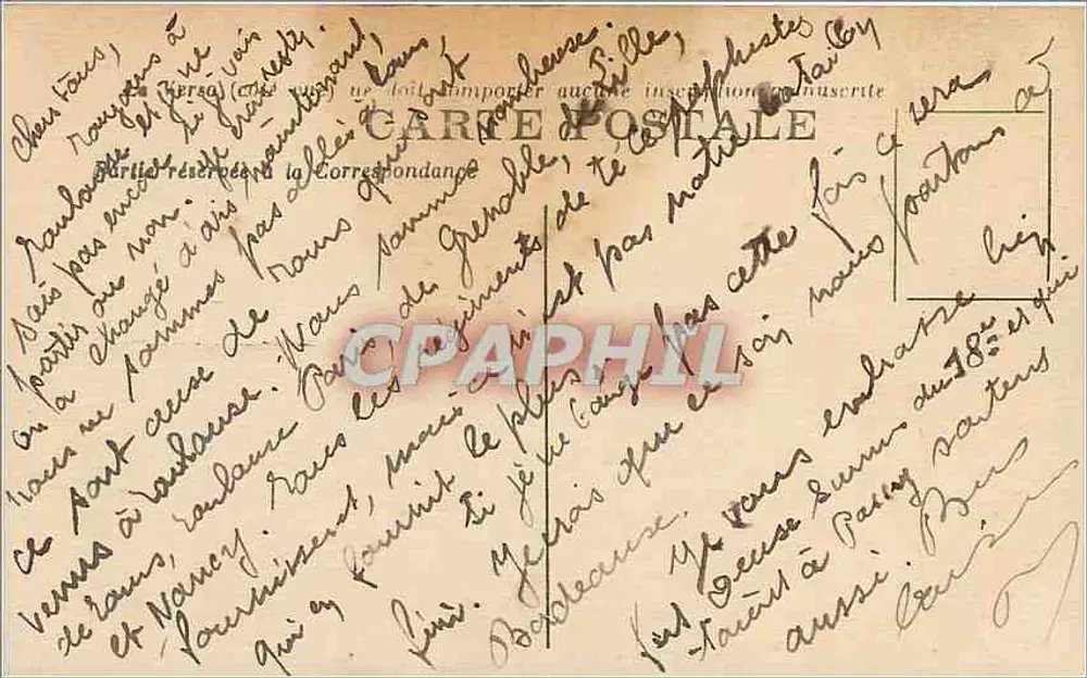 Toulouse — Rue Ozenne — Edit. F. Fourment, Toulouse - Verso