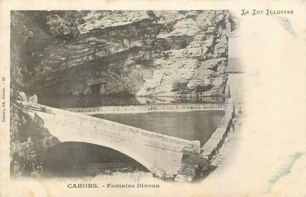 Cahors - Fontaine Divona — Le Lot Illustré, n°23 - Frente