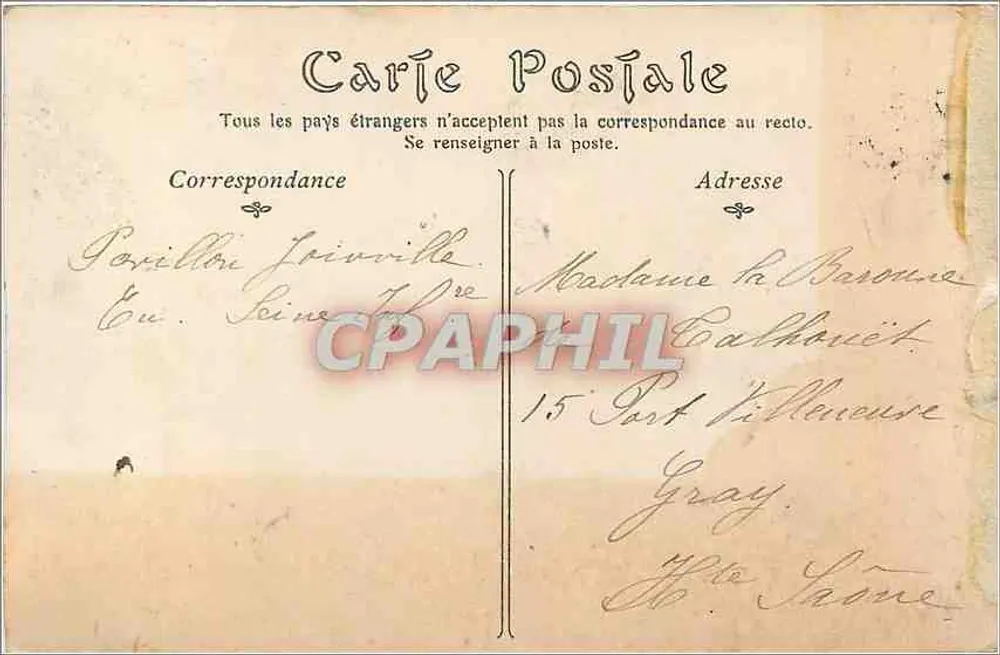 Le Tréport — La Rentrée d'un Vapeur — D. Phot - Verso