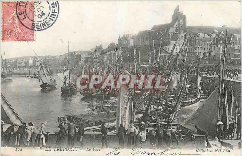 Le Tréport — De Haven — H. Cambier, Collecties ND Phot, n°124 - Voorkant